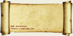 Jasmina Ćirković vizit kartica